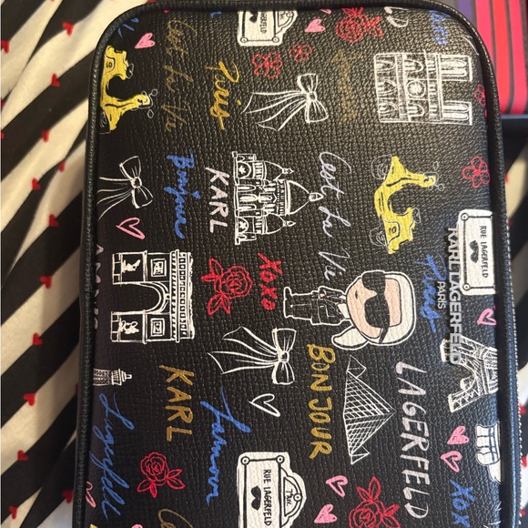 Karl Lagerfeld Black Crossbody Bag NWT! - Picture 3 of 6